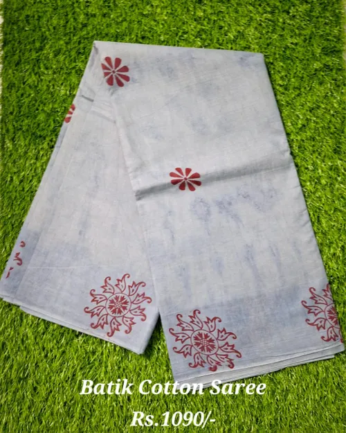 Handloom Painted Cotton Sarees